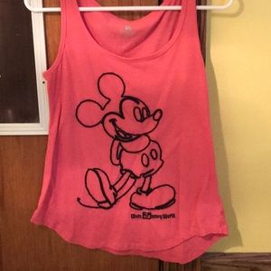 Coral Mickey Mouse tank